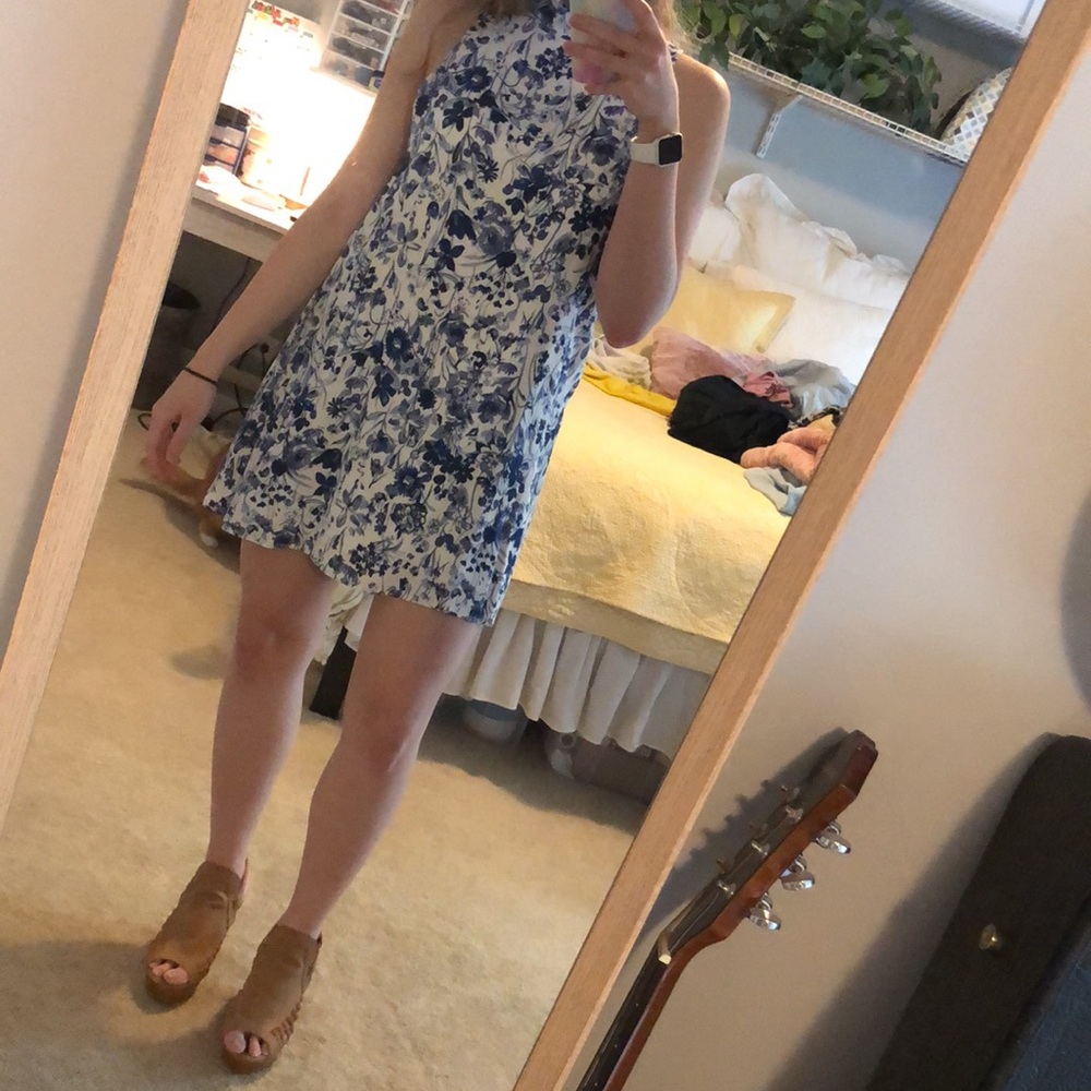 Halter shift dress